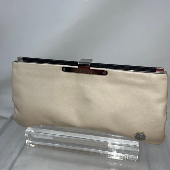 JASON WU Cream Leather Clutch Bag - Picture 1 of 14